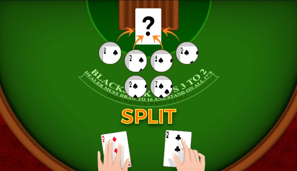 Blackjack Split 1