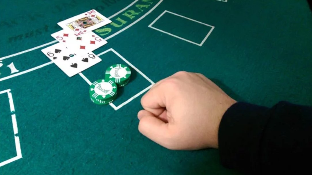 Double Down in blackjack 1