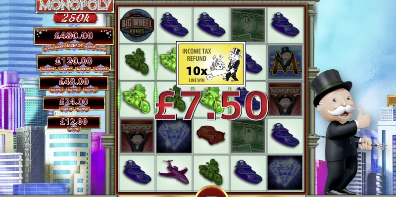 Monopoly slots