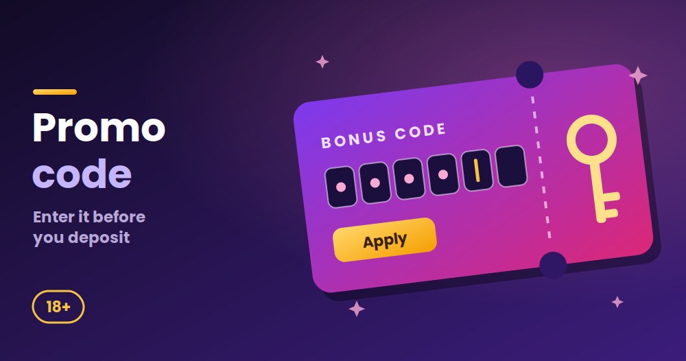 Casino promo code at RocketPlay: enter the code before you deposit